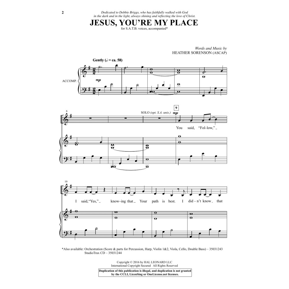 Jesus, You're My Place