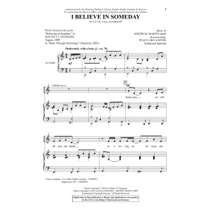 I Believe In Someday (with "I've Got Peace Like a River")