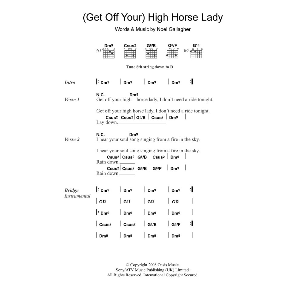 (Get Off Your) High Horse Lady