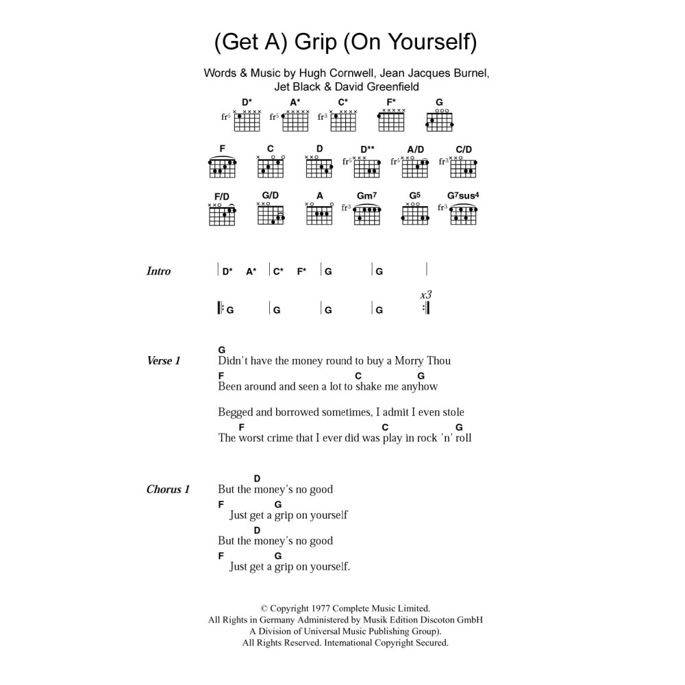 (Get A) Grip (On Yourself)