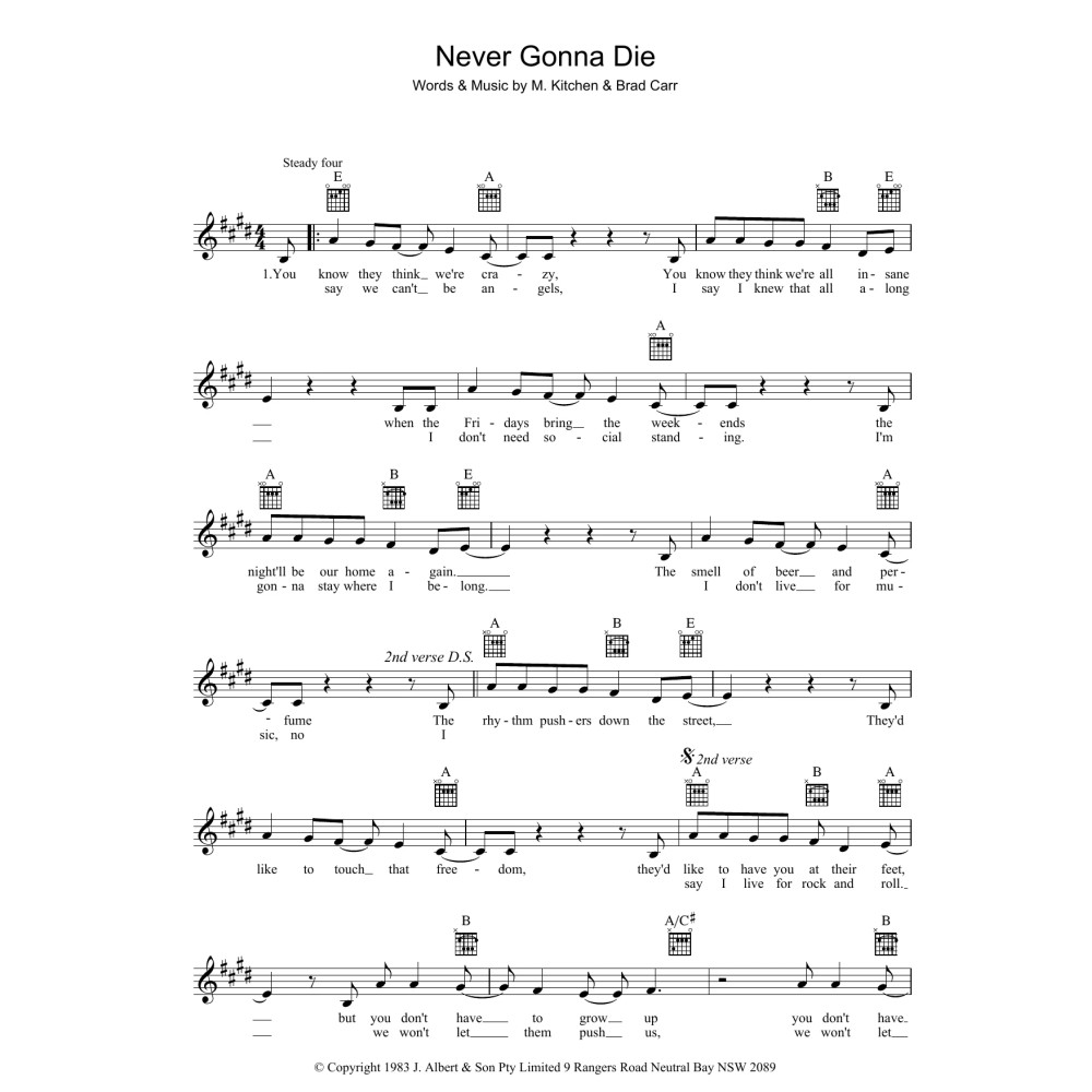 Never Gonna Die
