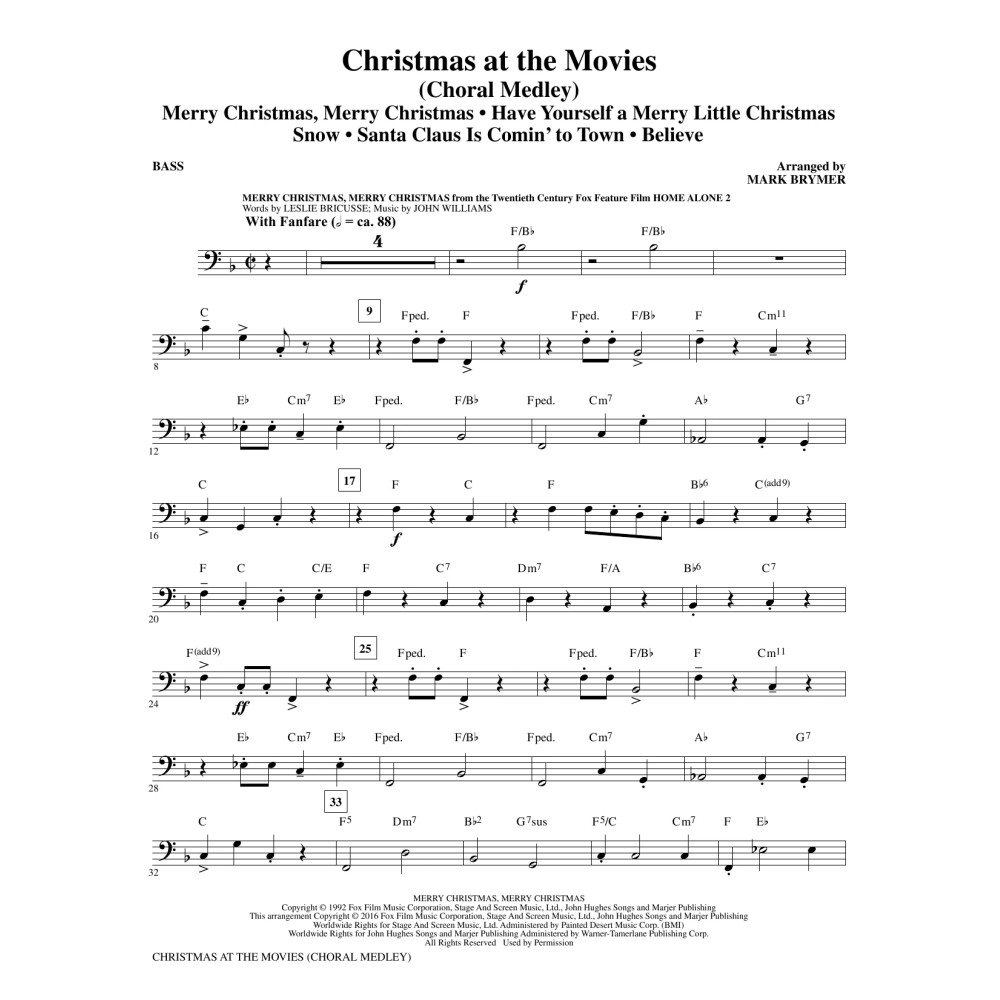 Christmas at the Movies - Bass