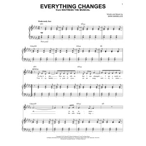 Everything Changes (from Waitress The Musical)