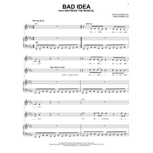 Bad Idea (from Waitress The Musical)