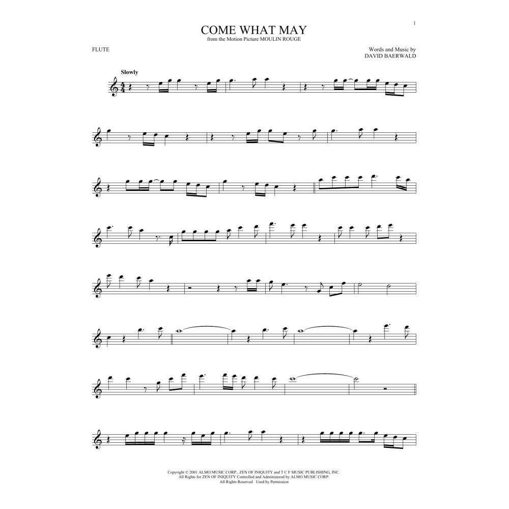 Come What May (from Moulin Rouge)