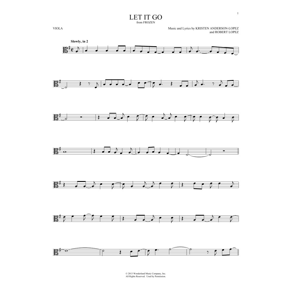 Let It Go (from Frozen)