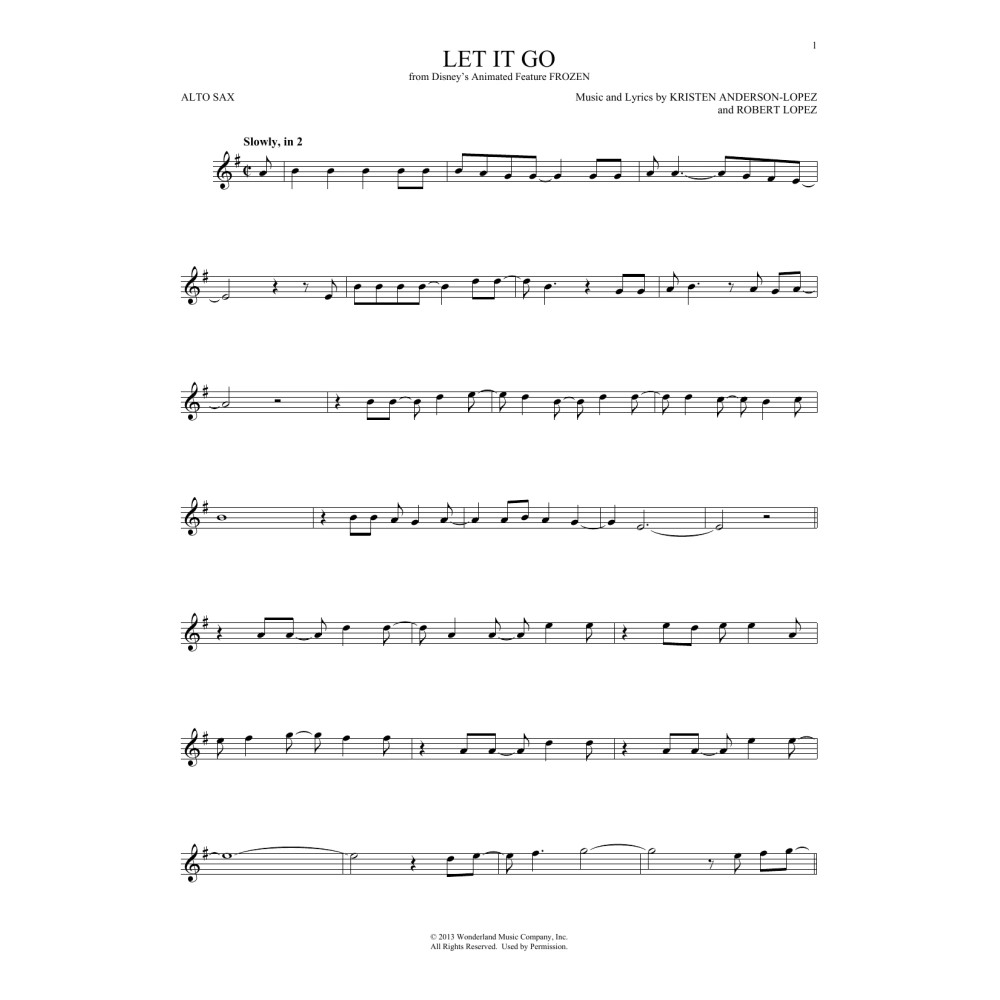 Let It Go (from Frozen)