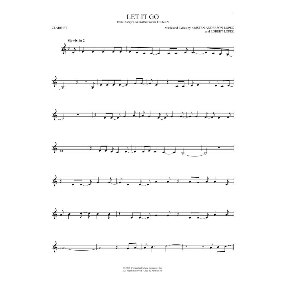 Let It Go (from Frozen)
