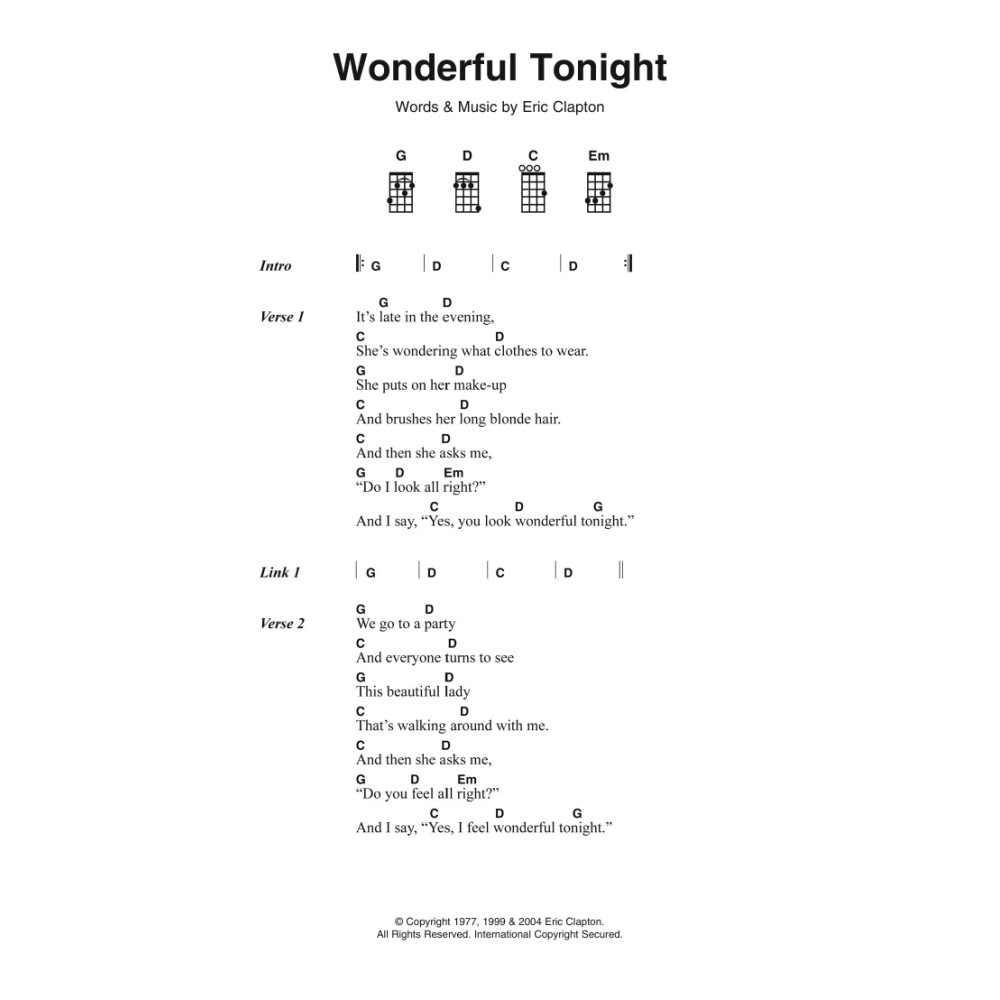 Wonderful Tonight