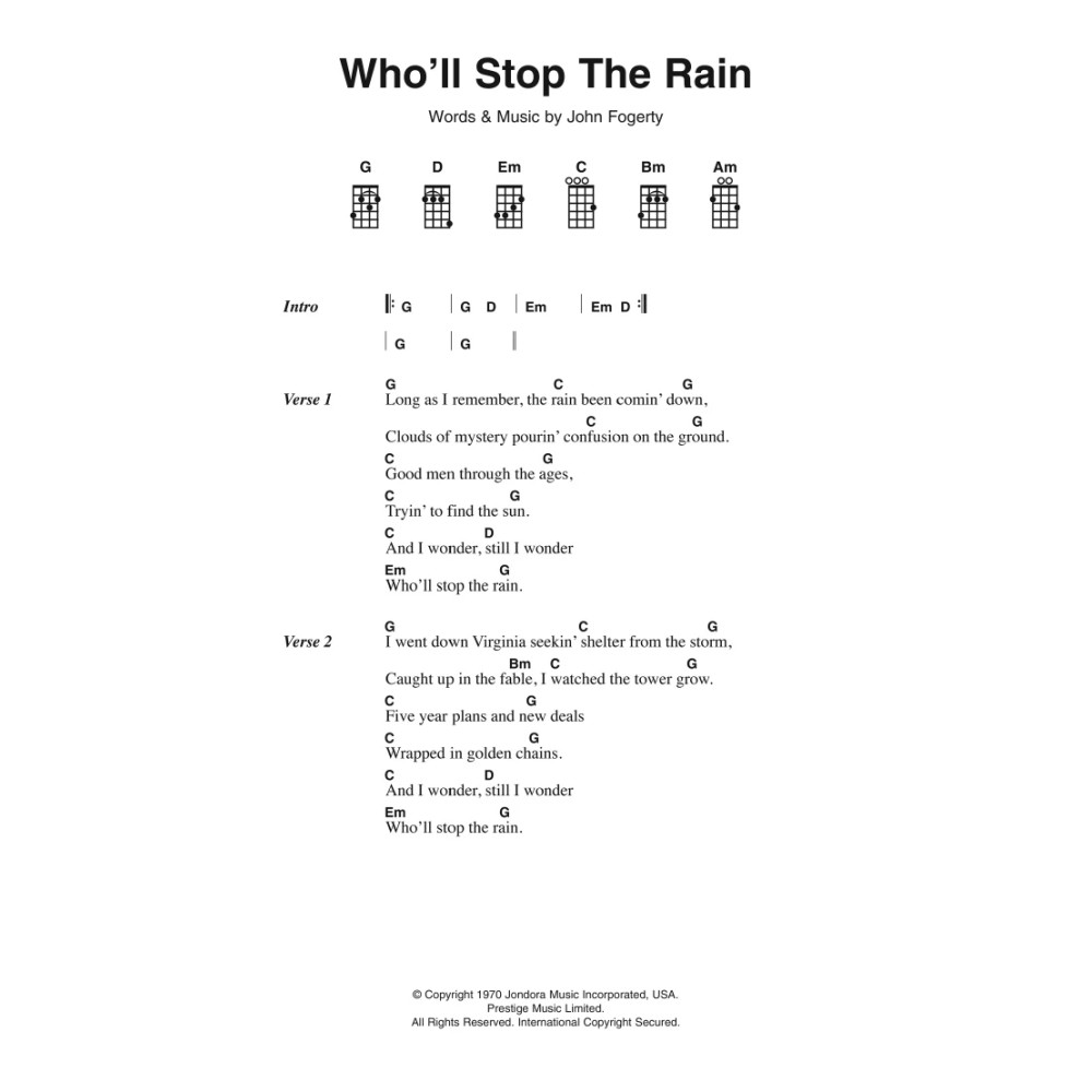 Who'll Stop The Rain