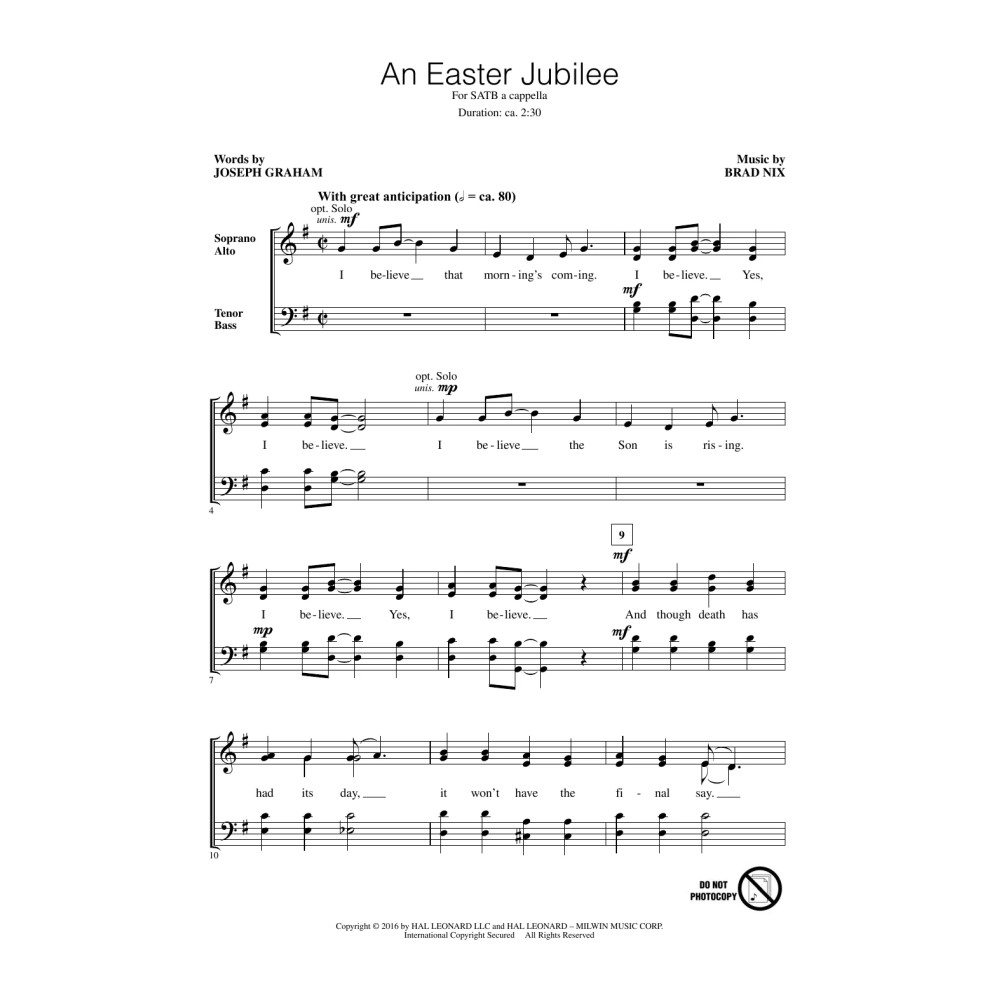 An Easter Jubilee