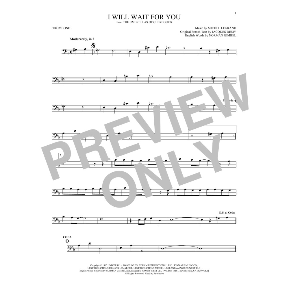 I Will Wait For You