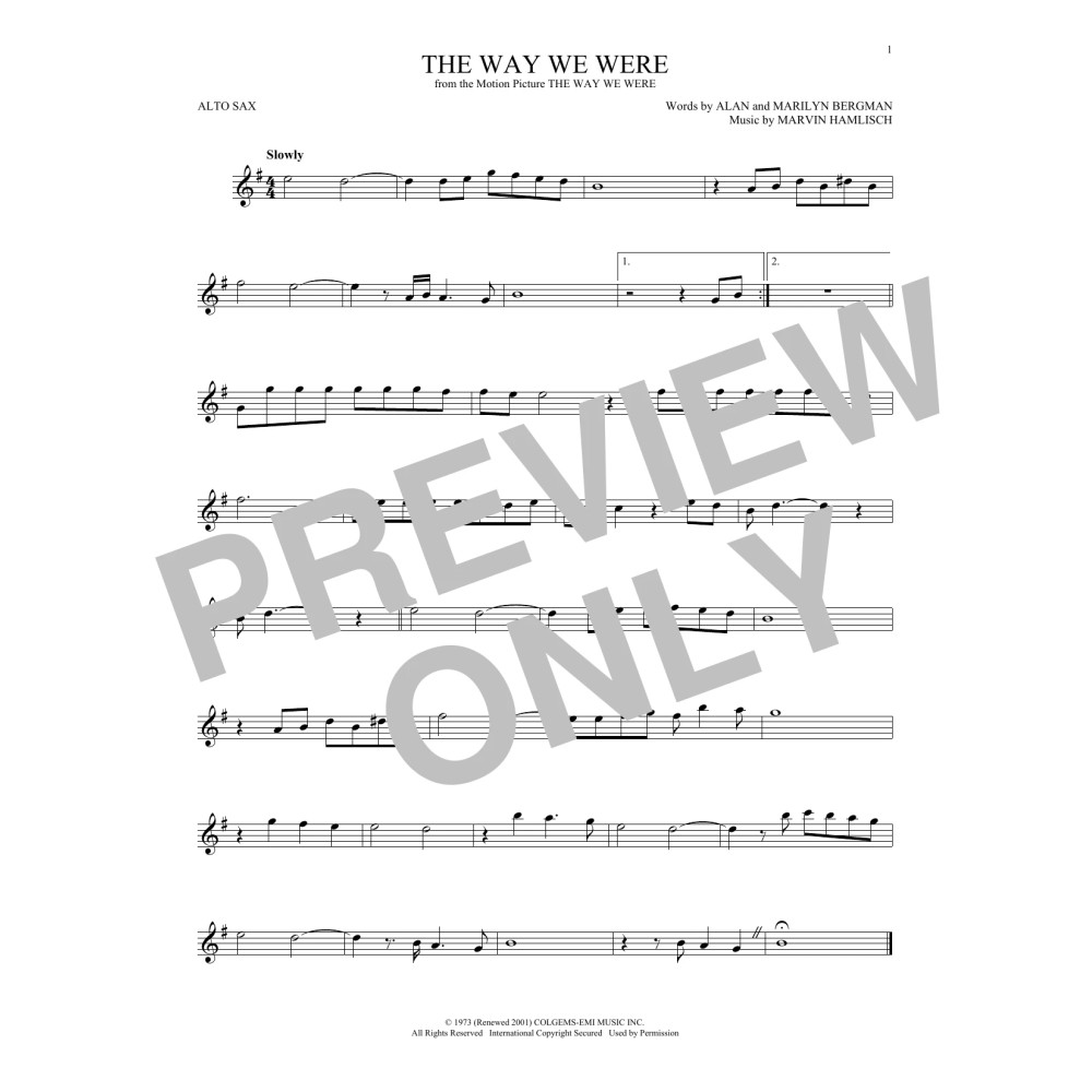 The Way We Were