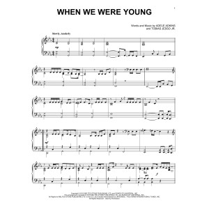 When We Were Young