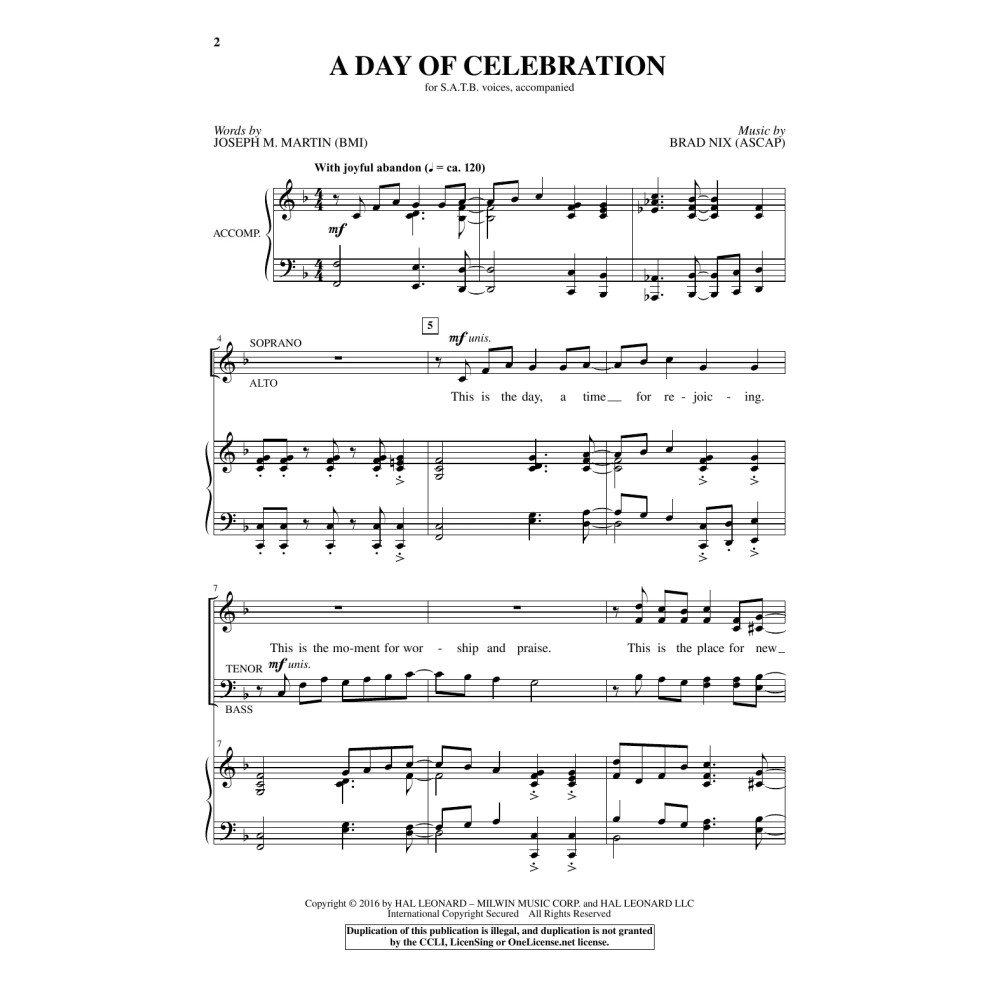 A Day Of Celebration