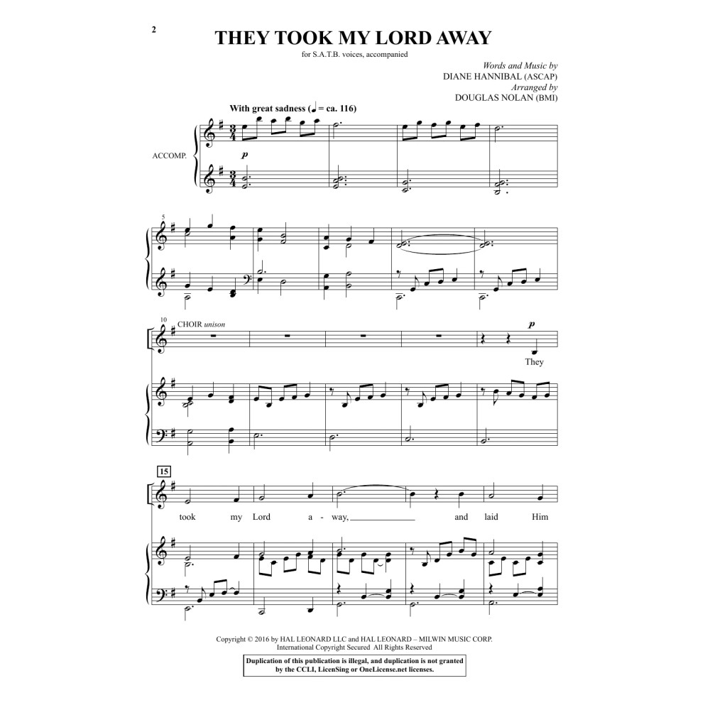 They Took My Lord Away