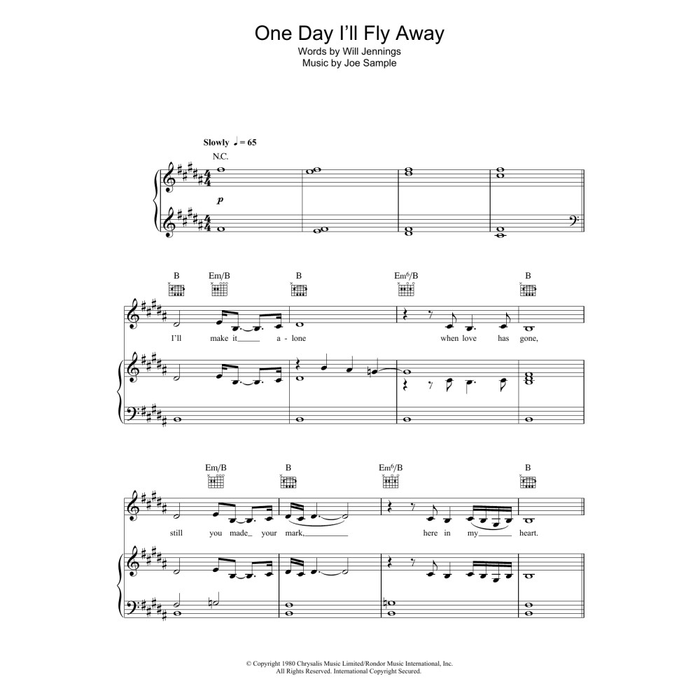 One Day I'll Fly Away