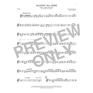 Against All Odds (Take A Look At Me Now)