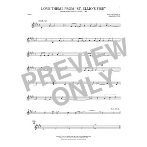 Love Theme From "St. Elmo's Fire"