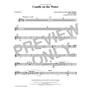 Candle on the Water (from Pete's Dragon) (arr. Mac Huff) - Tenor Sax