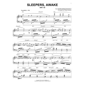 Sleepers, Awake, BWV 140 [Jazz version] (arr. Phillip Keveren)