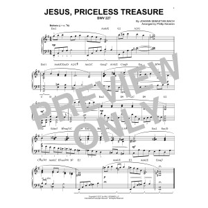 Jesus, Priceless Treasure, BWV 227 [Jazz version] (arr. Phillip Keveren)