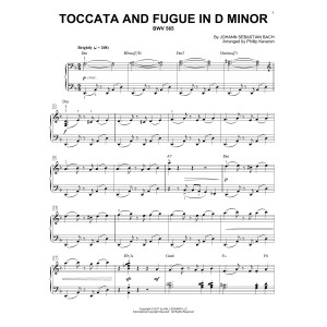 Toccata And Fugue In D Minor, BWV 565 [Jazz version] (arr. Phillip Keveren)