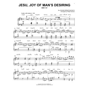 Jesu, Joy Of Man's Desiring, BWV 147 [Jazz version] (arr. Phillip Keveren)