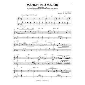 March In D Major, BWV Anh. 122 [Jazz version] (arr. Phillip Keveren)