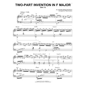 Two-Part Invention In F Major, BWV 779 [Jazz version] (arr. Phillip Keveren)