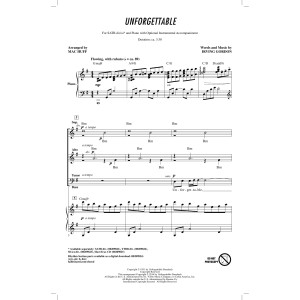 Unforgettable (arr. Mac Huff)