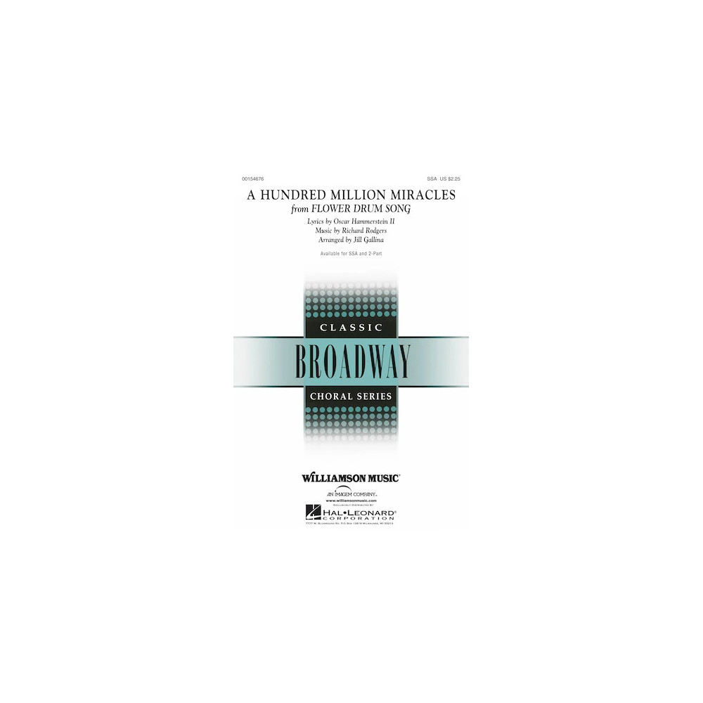 A Hundred Million Miracles (arr. Jill Gallina)