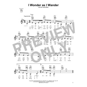 I Wonder As I Wander