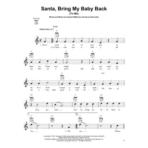 Santa, Bring My Baby Back (To Me)
