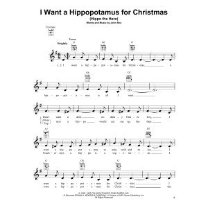 I Want A Hippopotamus For Christmas (Hippo The Hero)