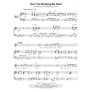 Don't Go Breaking My Heart