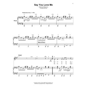 Say You Love Me