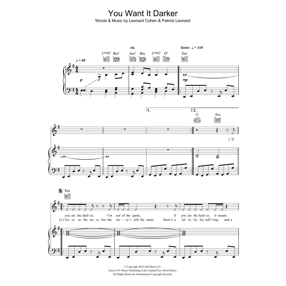You Want It Darker