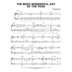 The Most Wonderful Day Of The Year [Jazz version] (arr. Brent Edstrom)