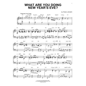What Are You Doing New Year's Eve? [Jazz version] (arr. Brent Edstrom)
