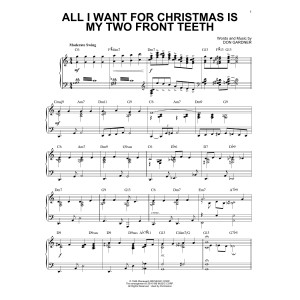 All I Want For Christmas Is My Two Front Teeth (arr. Brent Edstrom) [Jazz version]