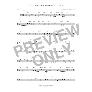 You Don't Know What Love Is