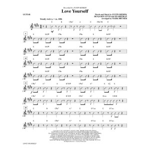 Love Yourself - Guitar