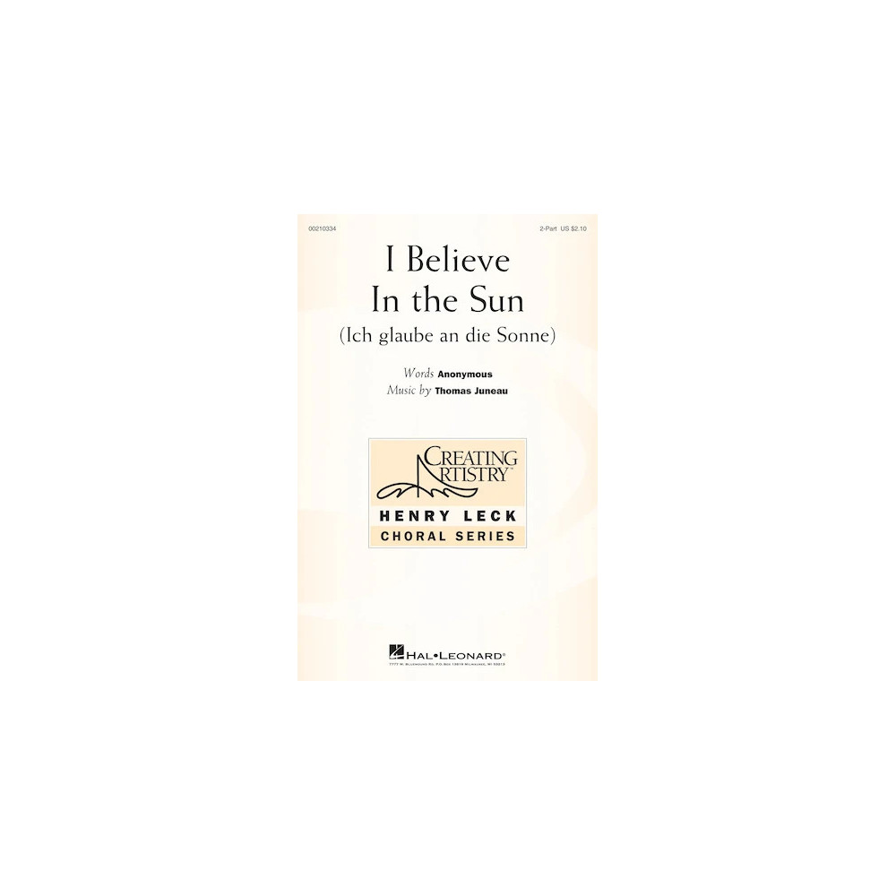 I Believe In The Sun (Ich Glaube An Die Sonne)