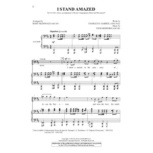 I Stand Amazed (arr. Mary McDonald)