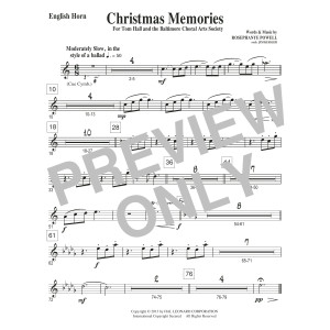 Christmas Memories - English Horn