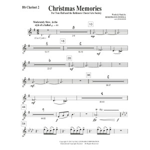 Christmas Memories - Clarinet 2