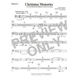 Christmas Memories - Bassoon 2