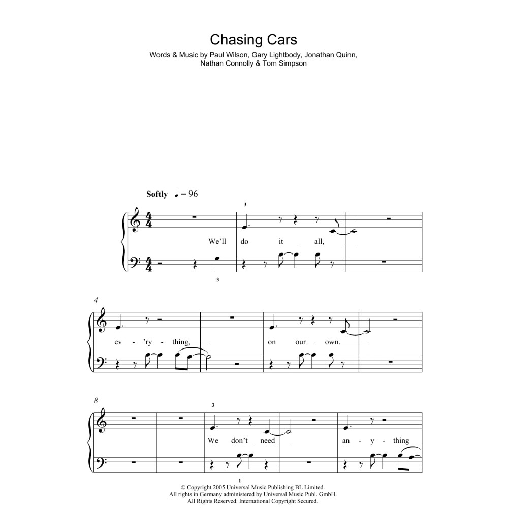 Chasing Cars