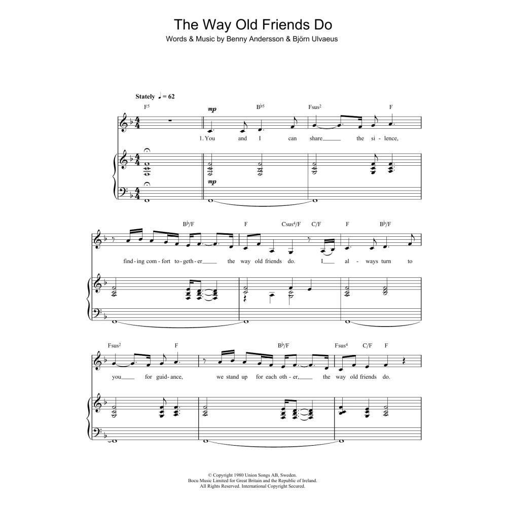 The Way Old Friends Do